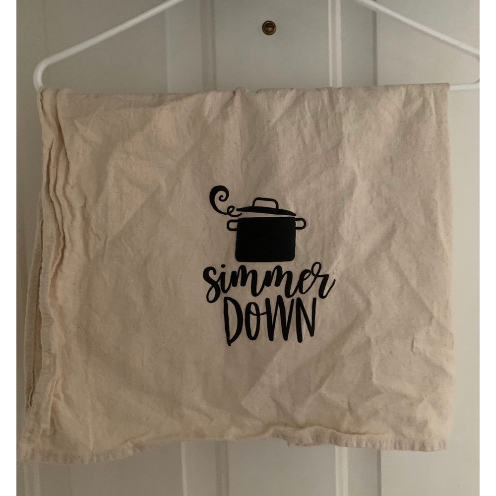 Simmer Down Tea Towel